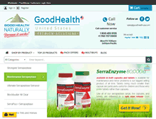 Tablet Screenshot of goodhealthusa.com